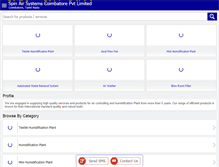 Tablet Screenshot of humidificationplant.com